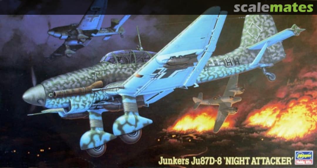 Boxart Junkers Ju 87D-8 `Night Attacker´ 09279 Hasegawa