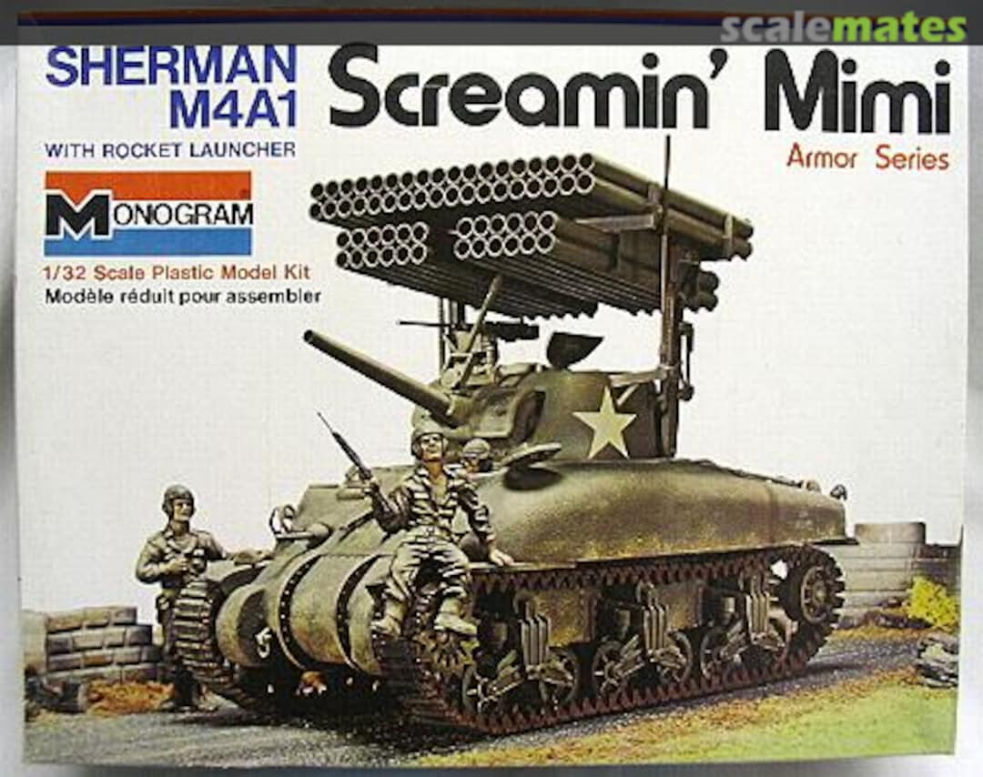 Boxart Sherman M4A1 4200 Monogram