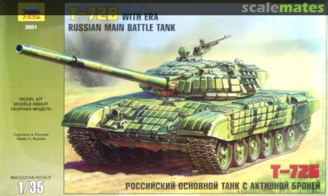 Boxart T-72B 3551 Zvezda