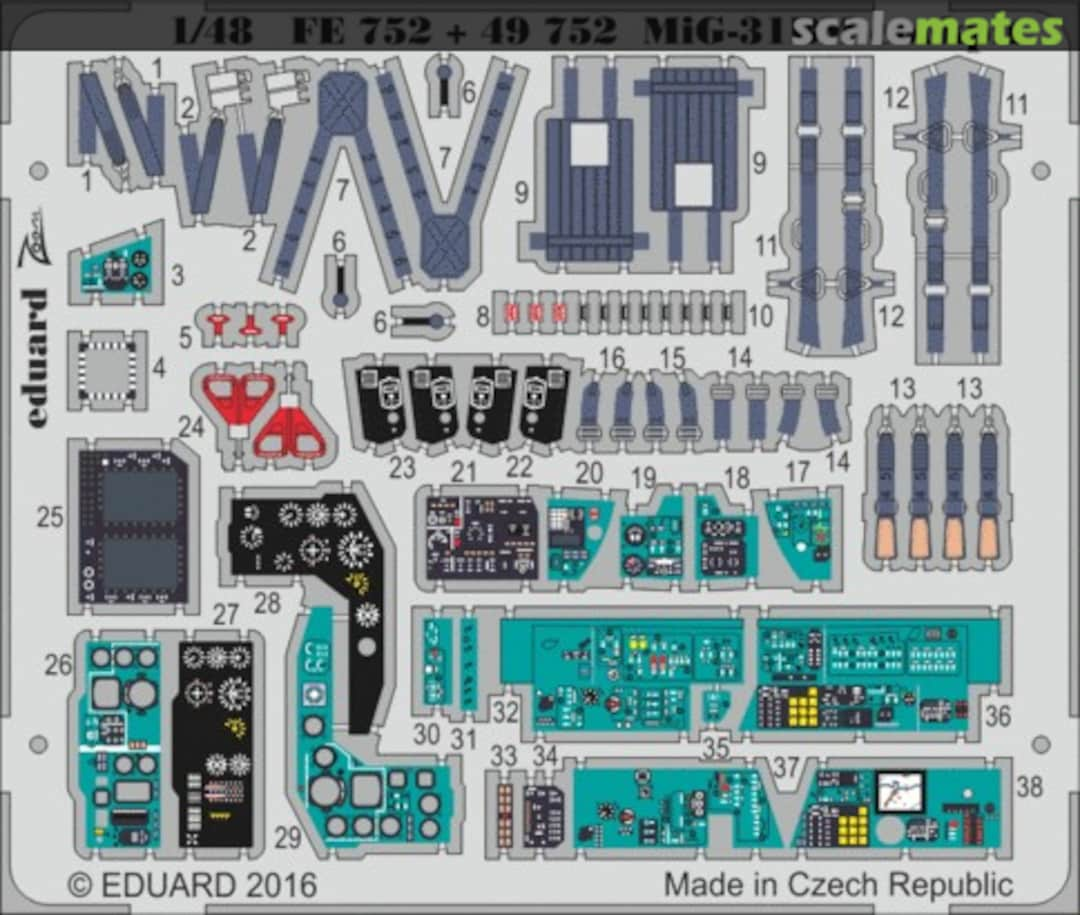 Boxart MiG-31BM 49752 Eduard