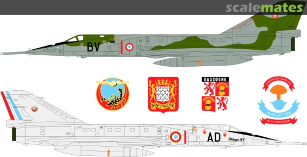 Boxart Dassault Mirage IVA/IVP (1966 - 2005) SMDS48004D Skyraider Model Designs