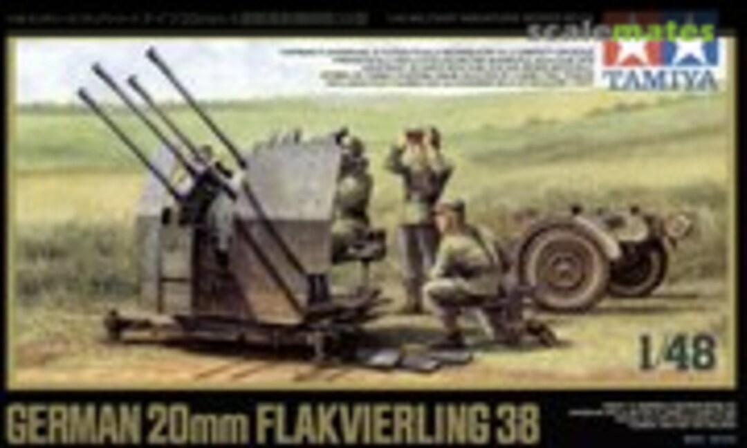 1:48 German 20mm Flakvierling 38 (Tamiya 32554)