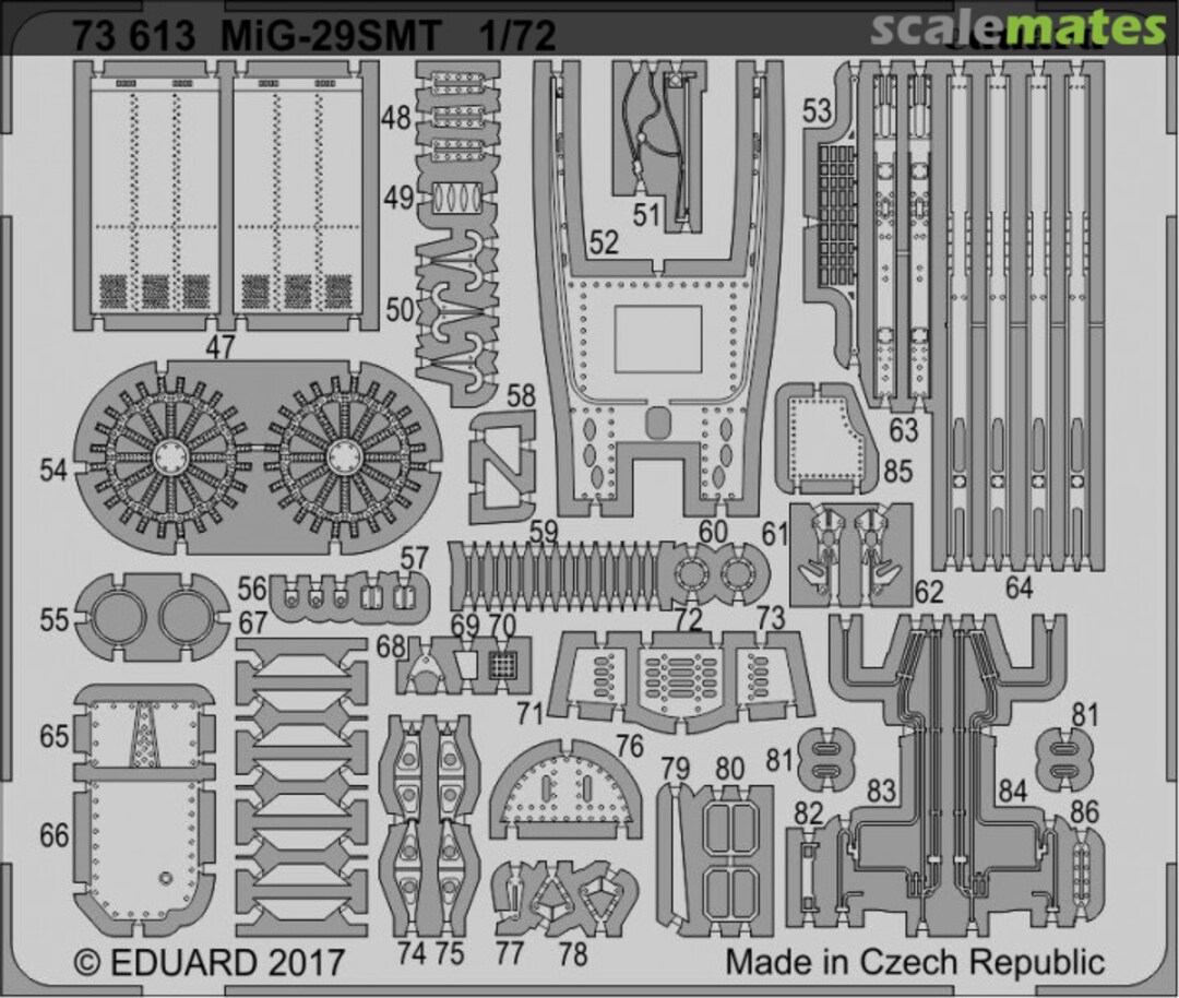 Boxart MiG-29SMT 73613 Eduard