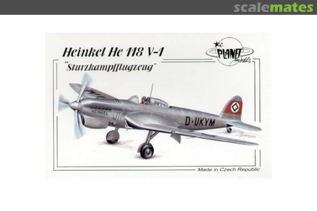 Boxart Heinkel He 118 PLT109 Planet Models