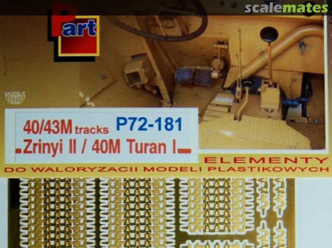 Boxart 40/43M Zrinyi II / 40M Turan I Tracks IBG P72-181 Part