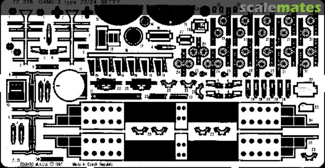 Boxart G4M Betty 72226 Eduard