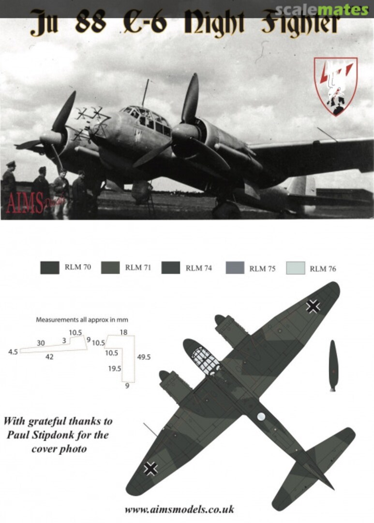 Boxart Junkers Ju-88C-6 Night Fighters [Ju-88С-6b] 48D021 AIMS