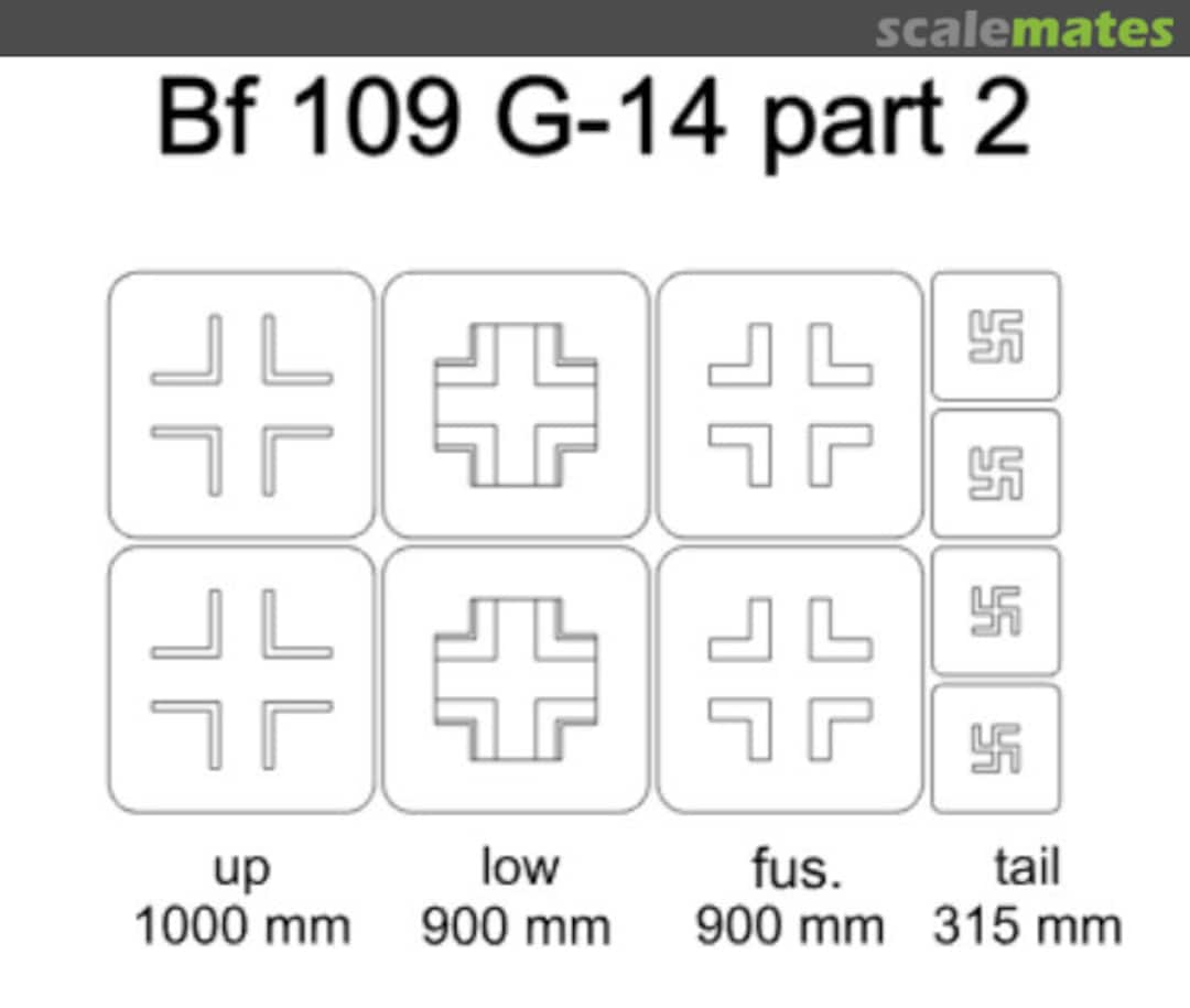 Boxart Bf 109 G-14 part 2 24028 Omask