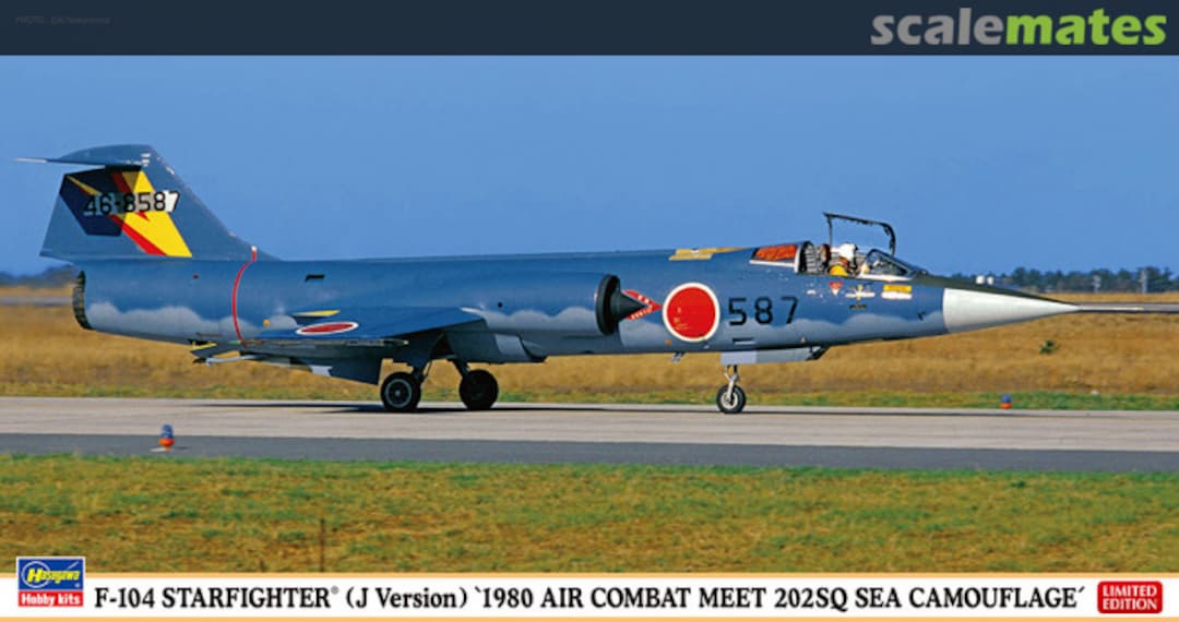 Boxart F-104 Starfighter (J Version) `1980 Air Combat Meet 202SQ Sea Camouflage´ 07508 Hasegawa