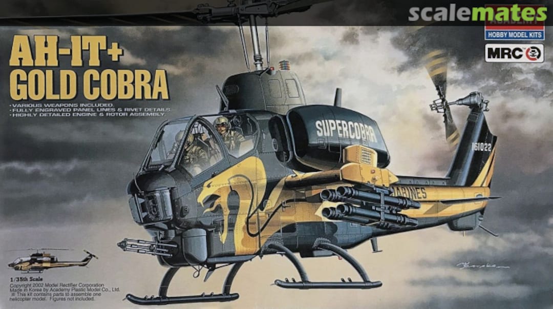 Boxart AH-1T+ Gold Cobra BA105 MRC