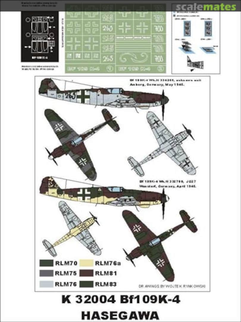 Boxart Bf 109K-4 K32004 Montex