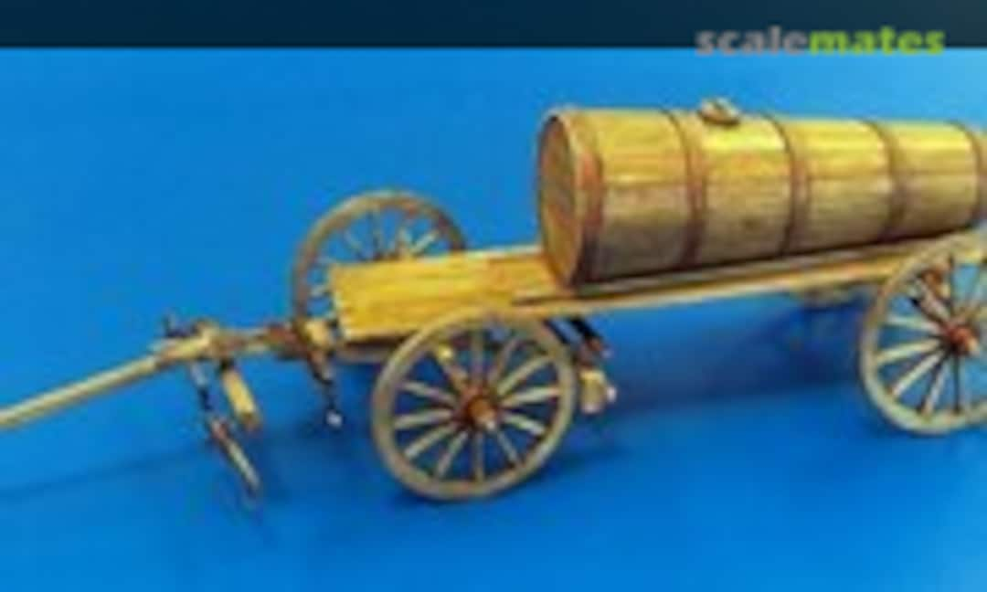 Leiterwagen / Hay wagon with wooden tank (PlusModel 428)