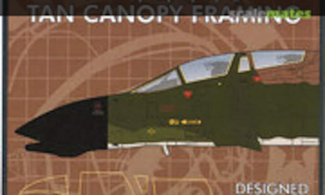 1:48 F-4C/D/E/F/G Tan Canopy Framing (Furball Aero-Design 48-041)