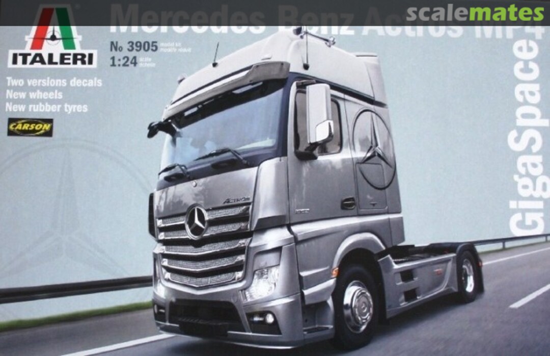 Boxart Mercedes Benz Actros MP4 GigaSpace 3905 Italeri