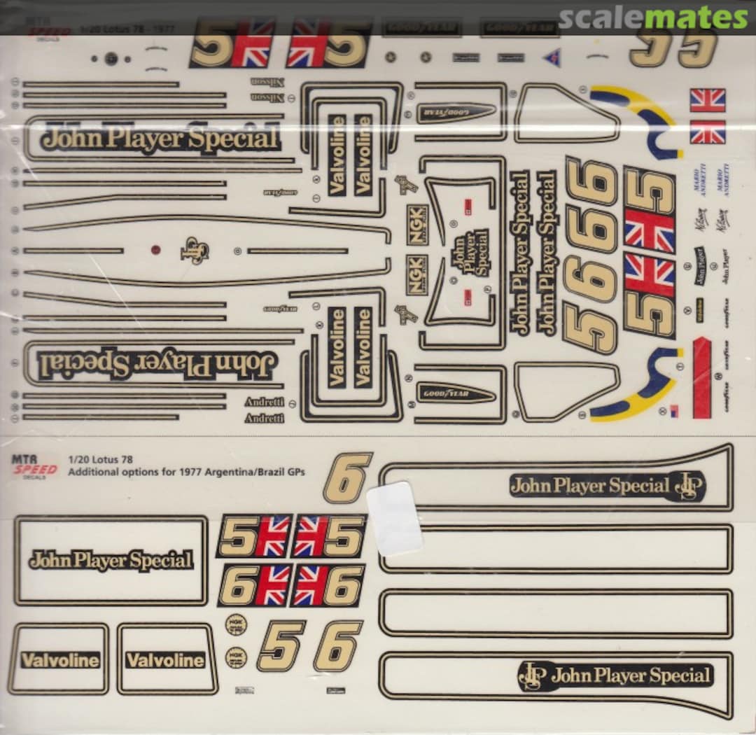 Boxart Lotus 78  MTR Speed Decals