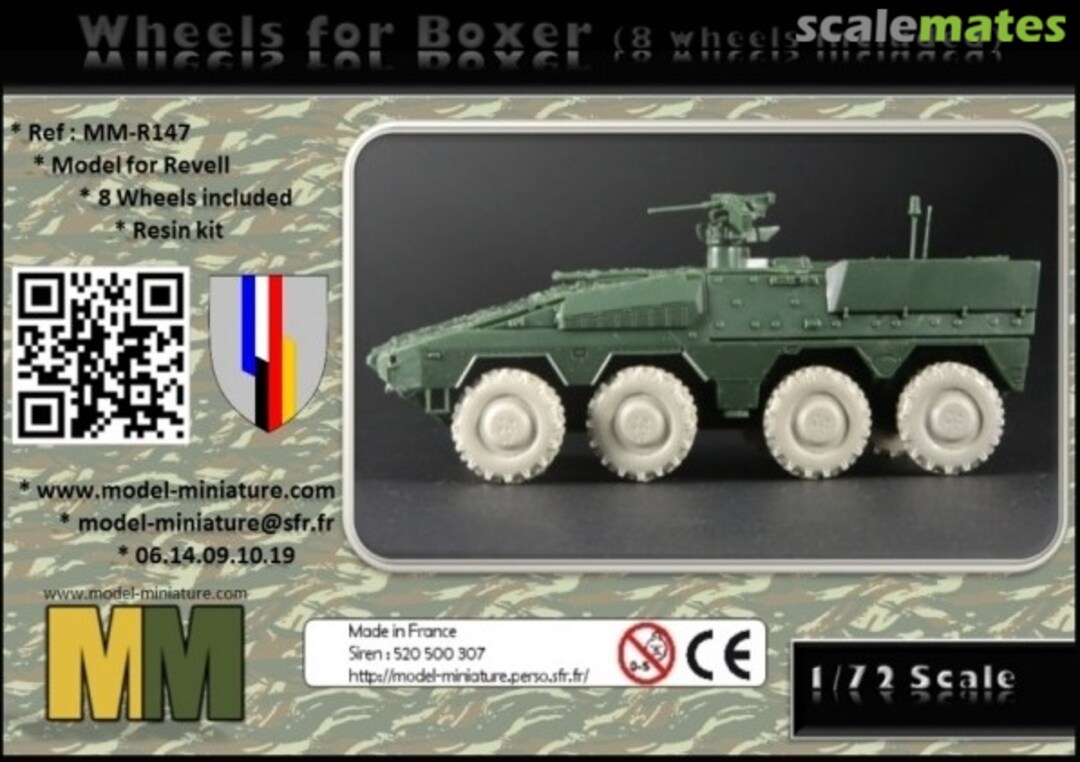 Boxart Wheels for Boxer MM-R147 Model Miniature