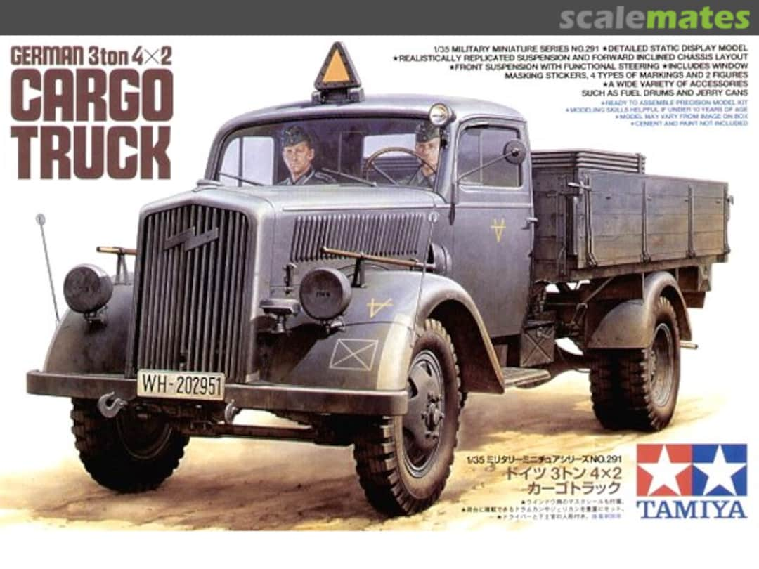 Boxart 3ton 4x2 Cargo Truck 35291 Tamiya