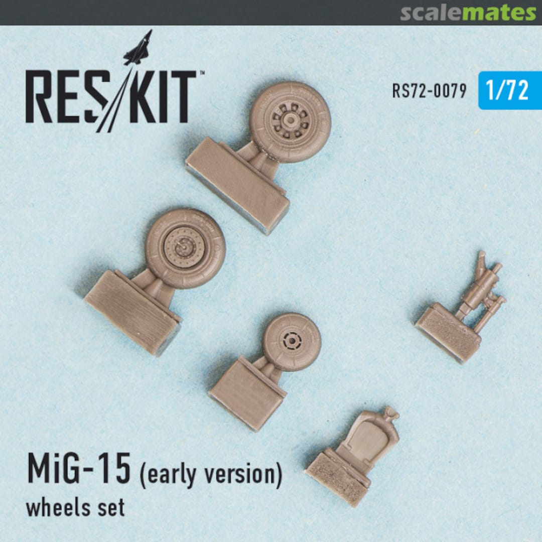 Boxart MiG-15 (Early) Wheels Set RS72-0079 ResKit