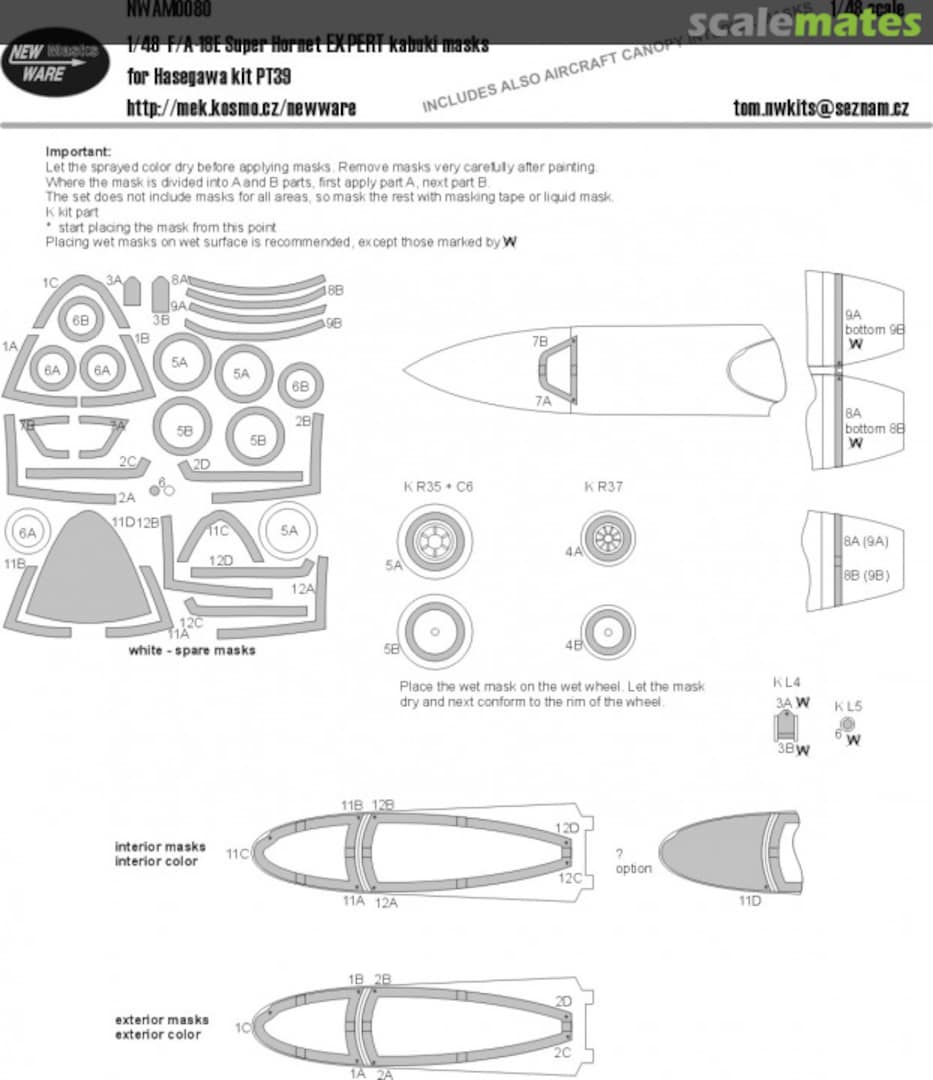 Boxart Boeing F/A-18E Super Hornet EXPERT NWAM080 New Ware