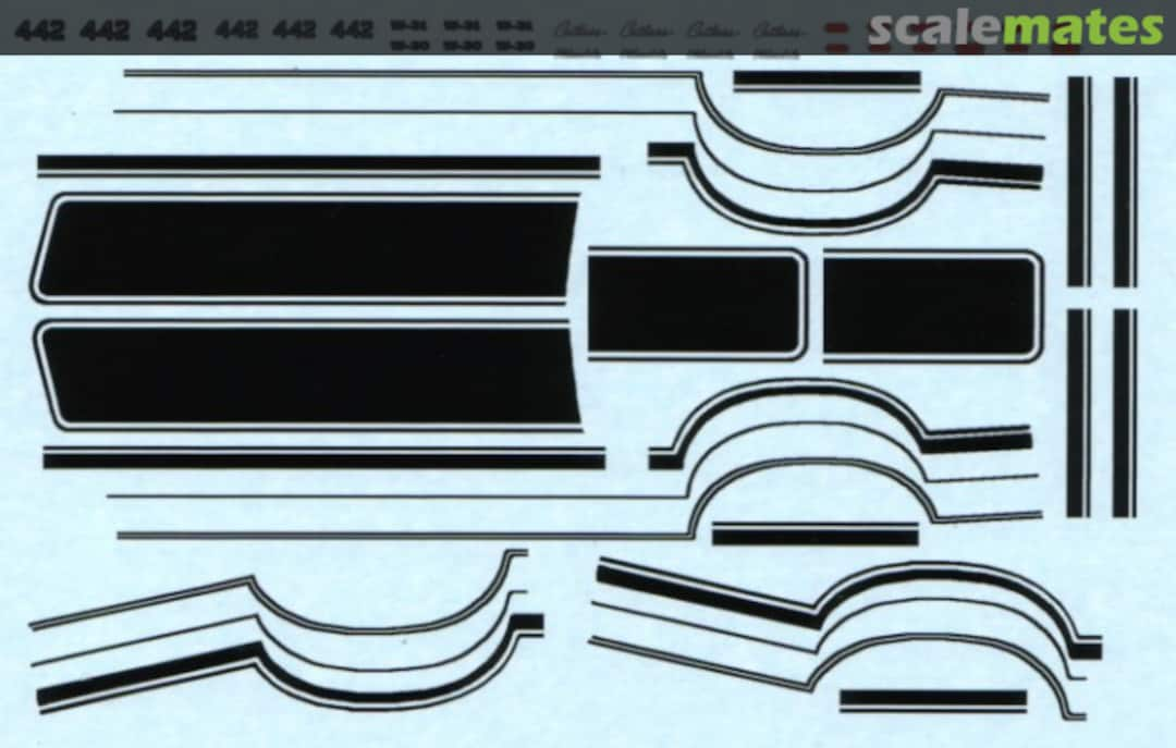 Boxart 1969 - 1973 Oldsmobile 442  Keith Marks Decals