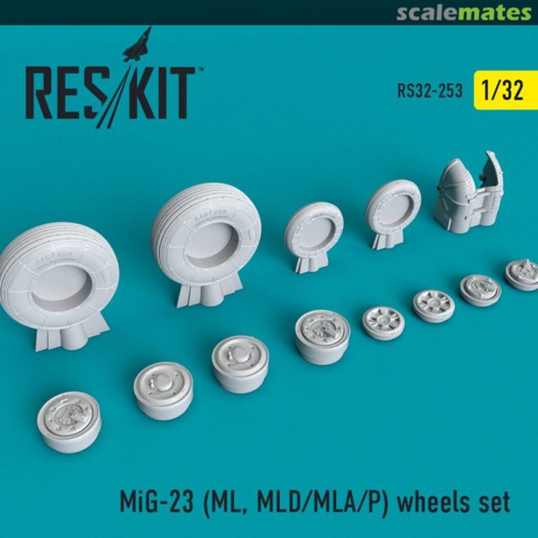 Boxart MiG-23ML/MLD/MLA/P - wheels set RS32-0253 ResKit