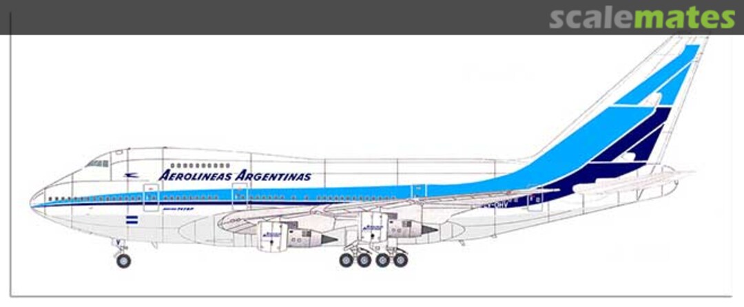 Boxart Boeing 747 SP SL 513 P Welsh Models