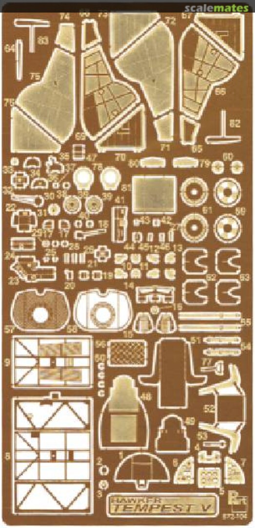 Boxart Hawker Tempest Mk.V S72-104 Part