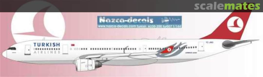 Boxart Turkish Airlines A330-200 tur007 Nazca decals