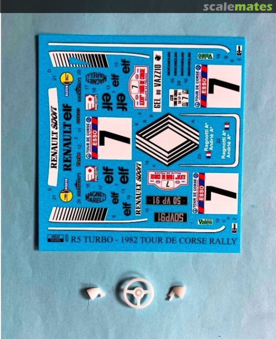 Contents Renault 5 Turbo sponsored by Elf #7 transkit 409 REJI Model
