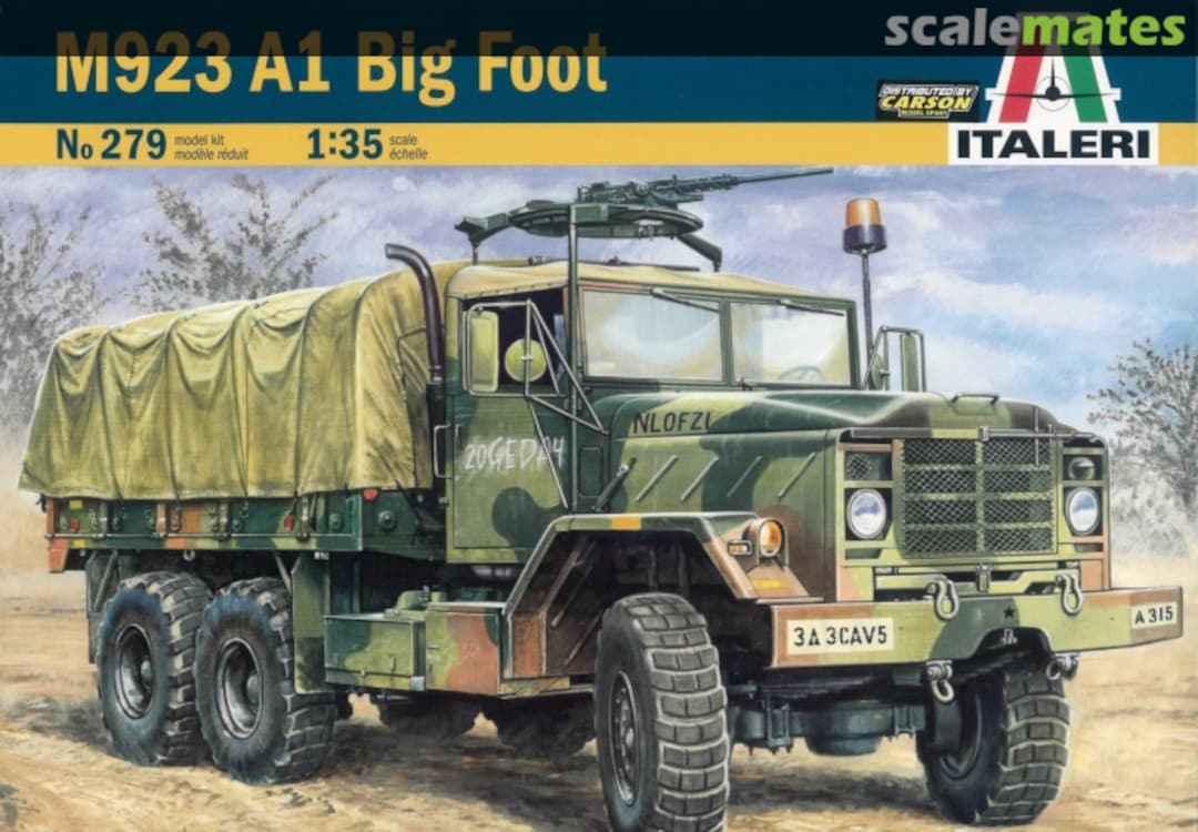 Boxart M923 A1 Big Foot 279 Italeri