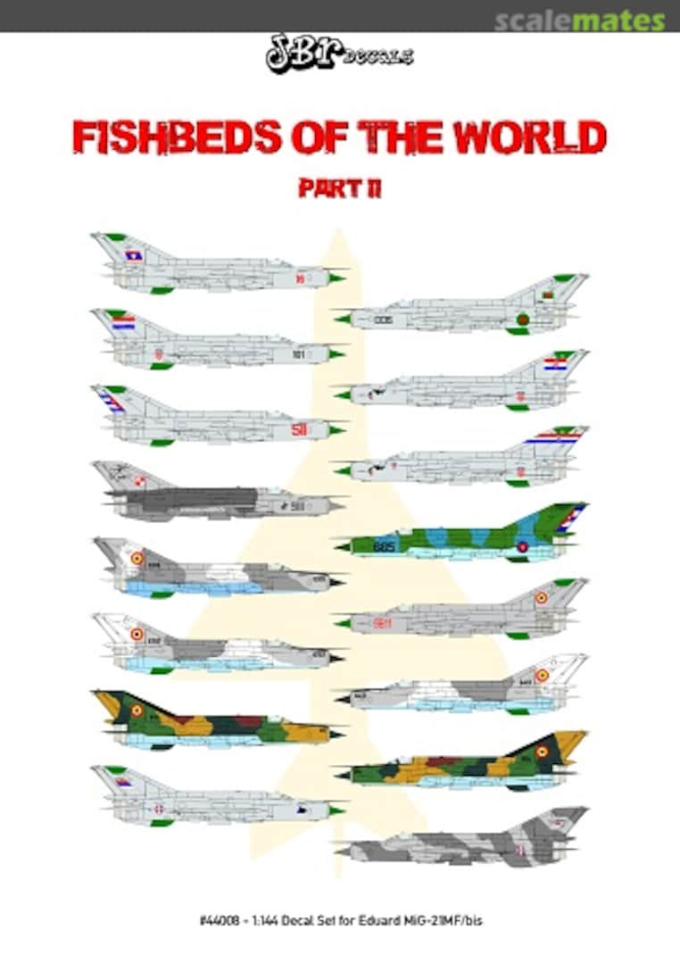 Boxart Fishbeds of the World Pt. 2 44008 JBr Decals