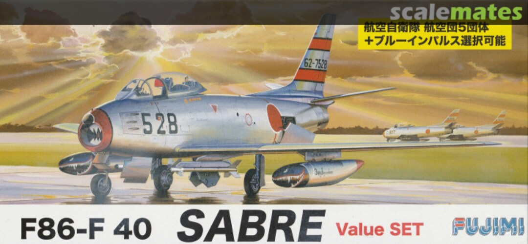 Boxart F86-F 40 Sabre 72255 Fujimi