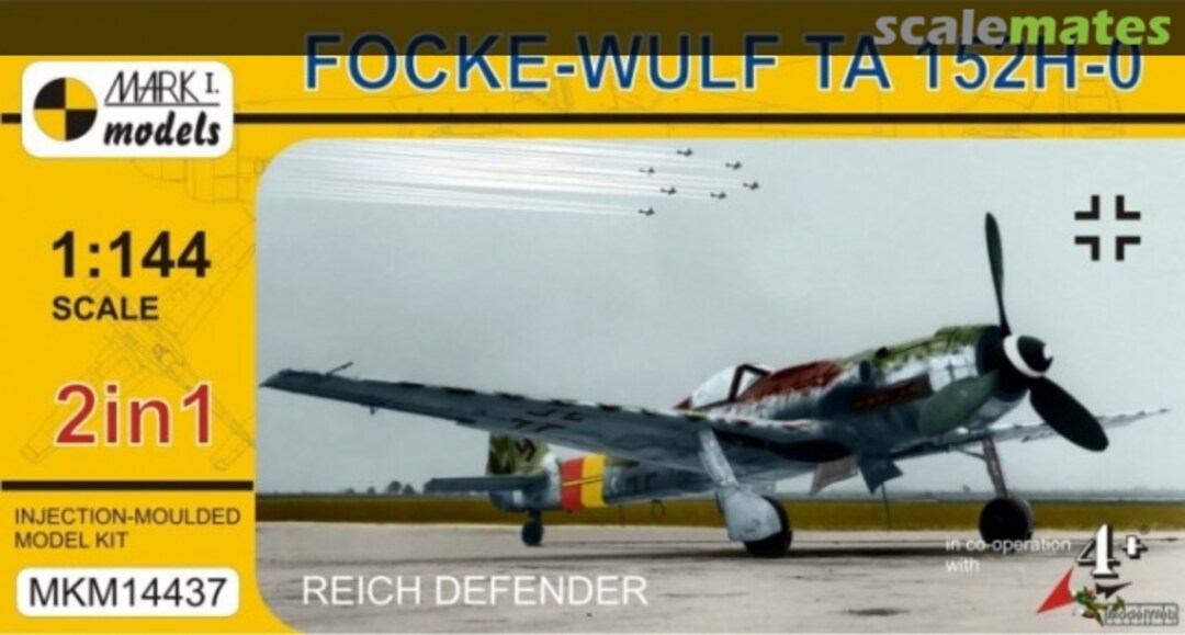 Boxart Focke-Wulf Ta-152H-0 MKM14437 Mark I Models