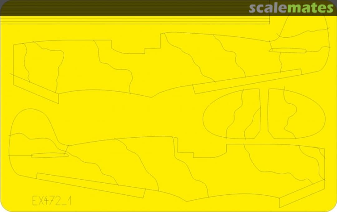 Boxart Spitfire camo scheme B EX472 Eduard