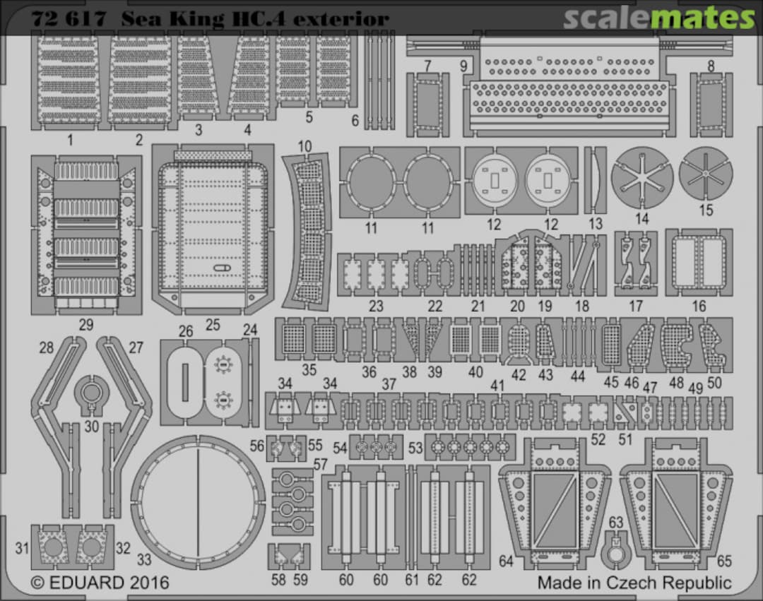 Boxart Sea King HC.4 - Exterior 72617 Eduard