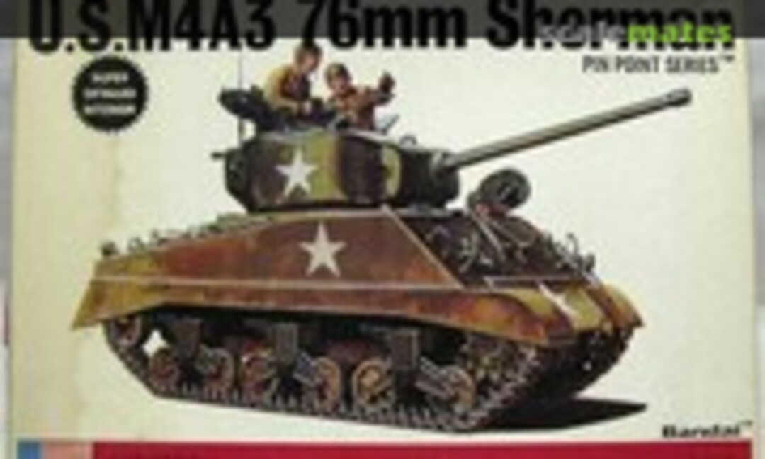 1:48 U.S. M4A3 76mm Sherman (Bandai 8264)