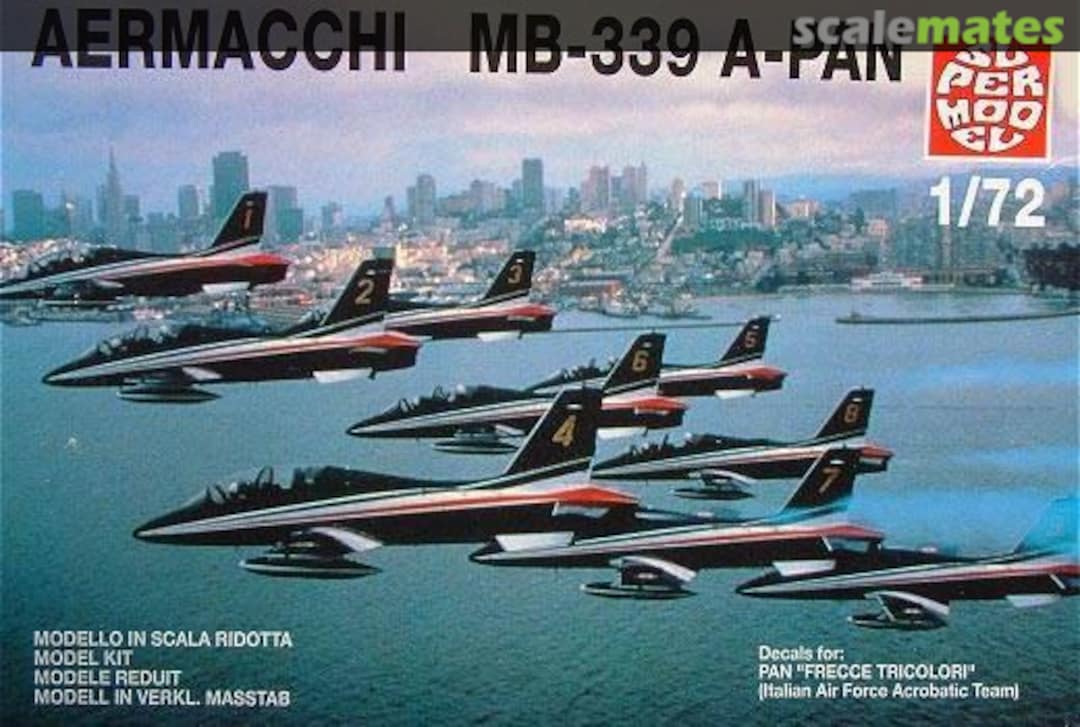 Boxart Aermacchi MB-339 A-PAN 10-014 Supermodel