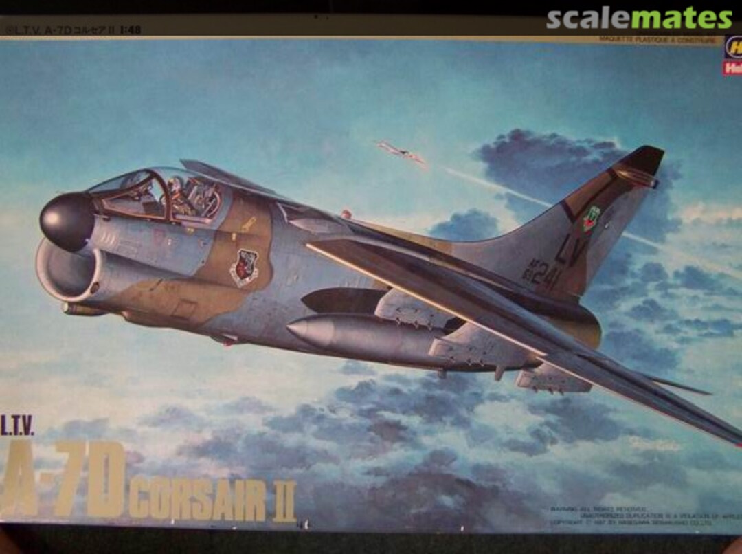 Boxart L.T.V. A-7D Corsair II 07013 Hasegawa