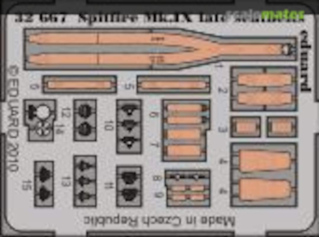 Boxart Spitfire Mk.IX late seatbelts 32667 Eduard