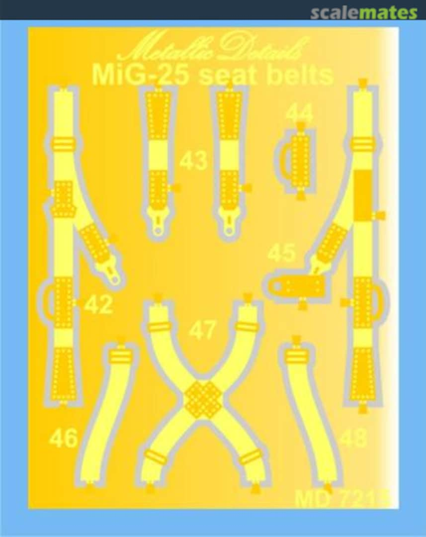 Boxart MiG-25 MD7215 Metallic Details