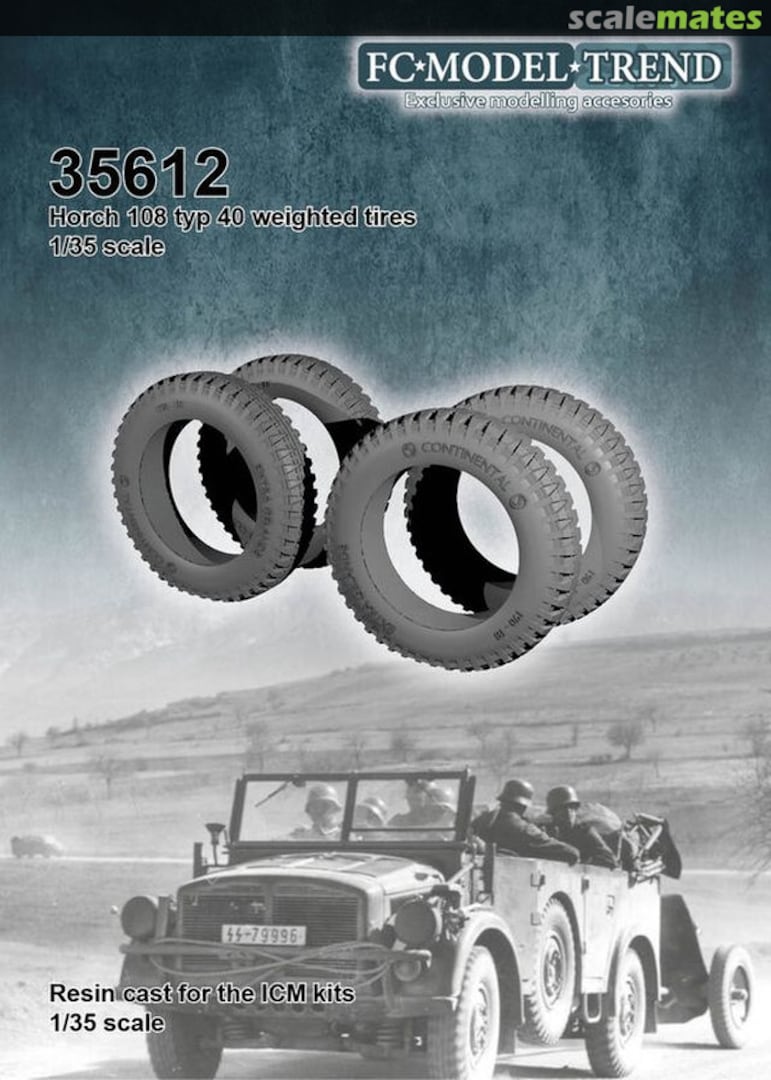 Boxart Horch 108 Typ 40 weighted tires 35612 FC Model Trend