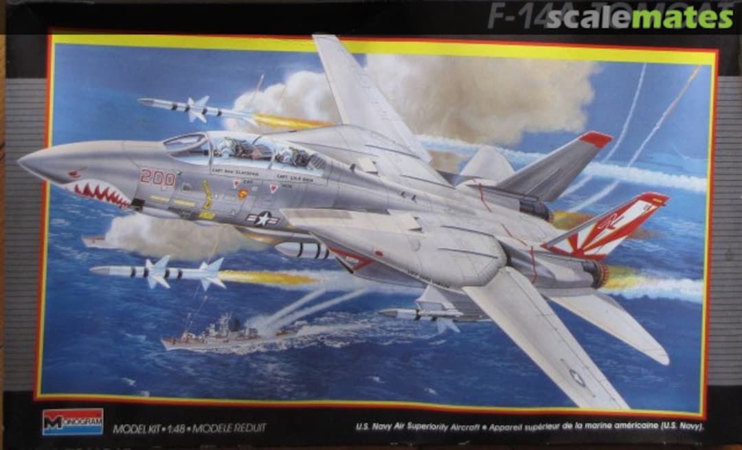 Boxart F-14A Tomcat 5822 Monogram