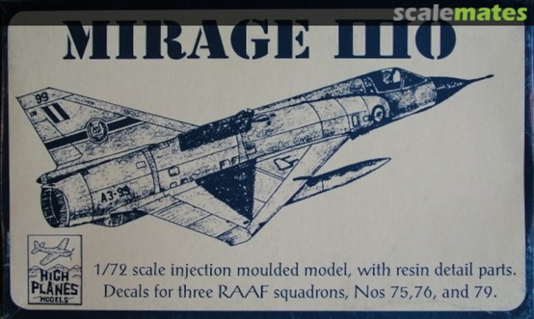 Boxart Mirage IIIO 72016 High Planes Models