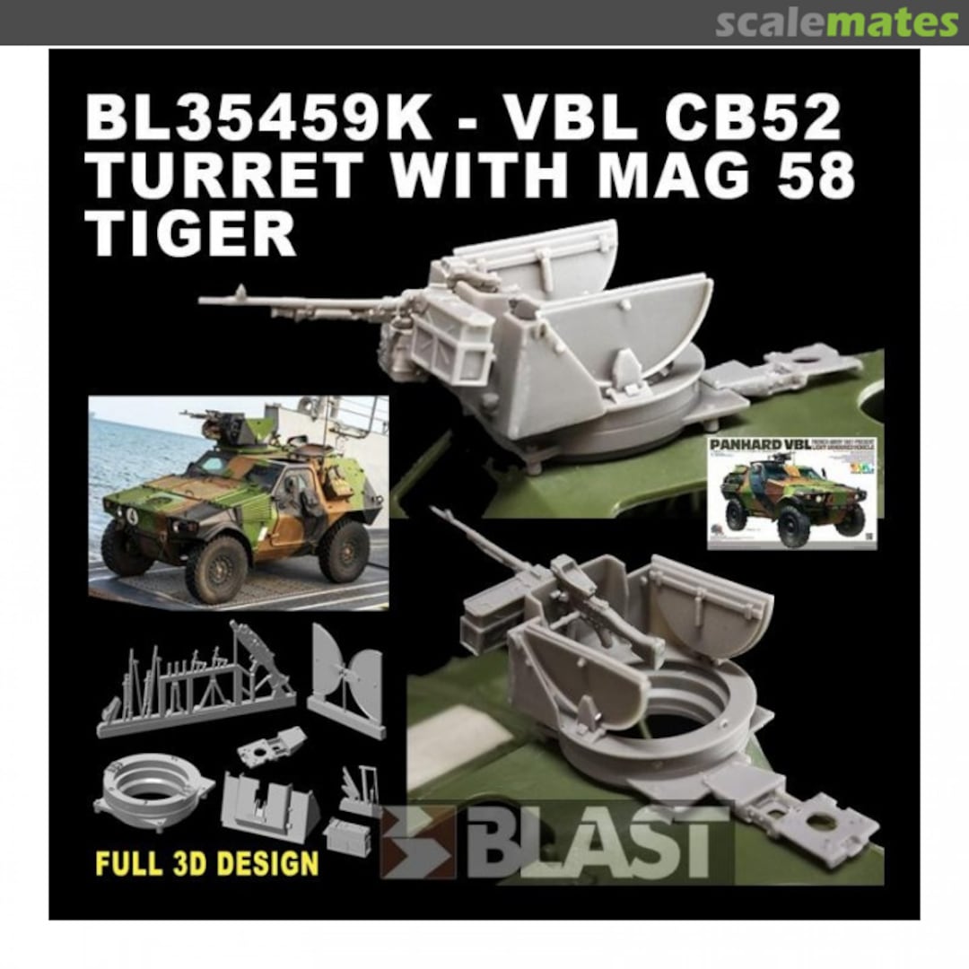 Boxart VBL CB52 Turret with MAG 58 BL35459K Blast Models