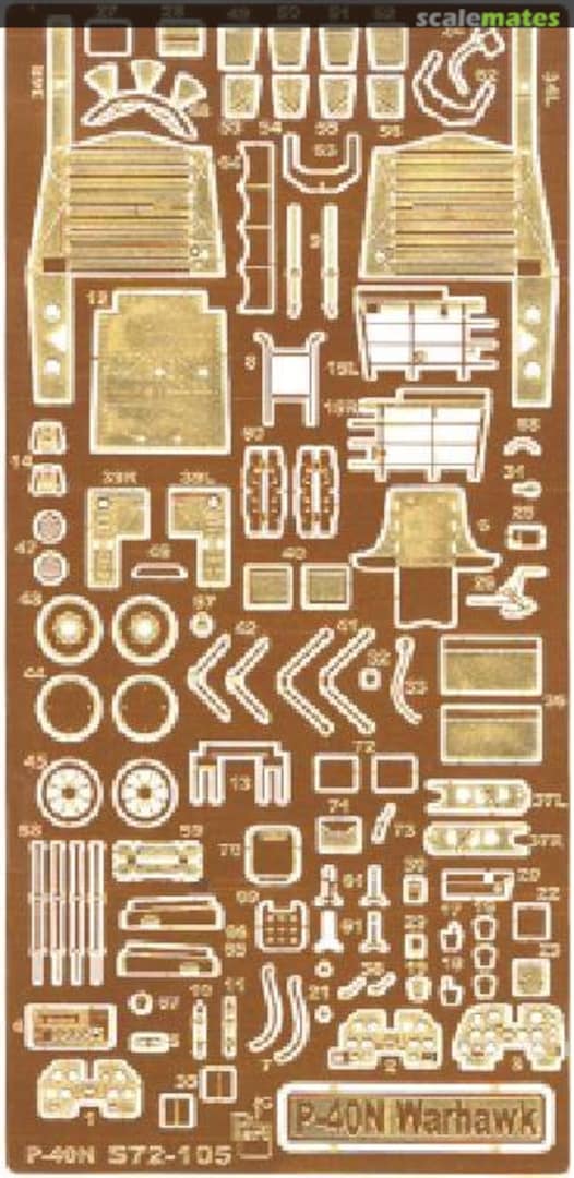 Boxart P-40N Warhawk S72-105 Part