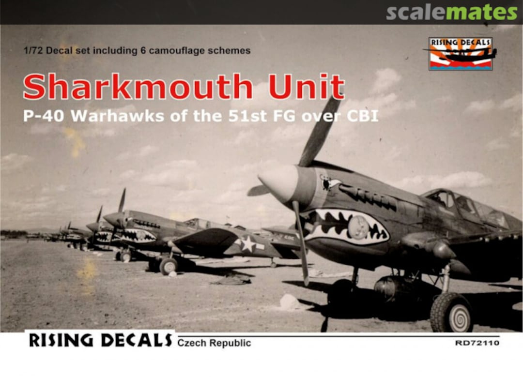 Boxart Sharkmouth Unit RD72110 Rising Decals