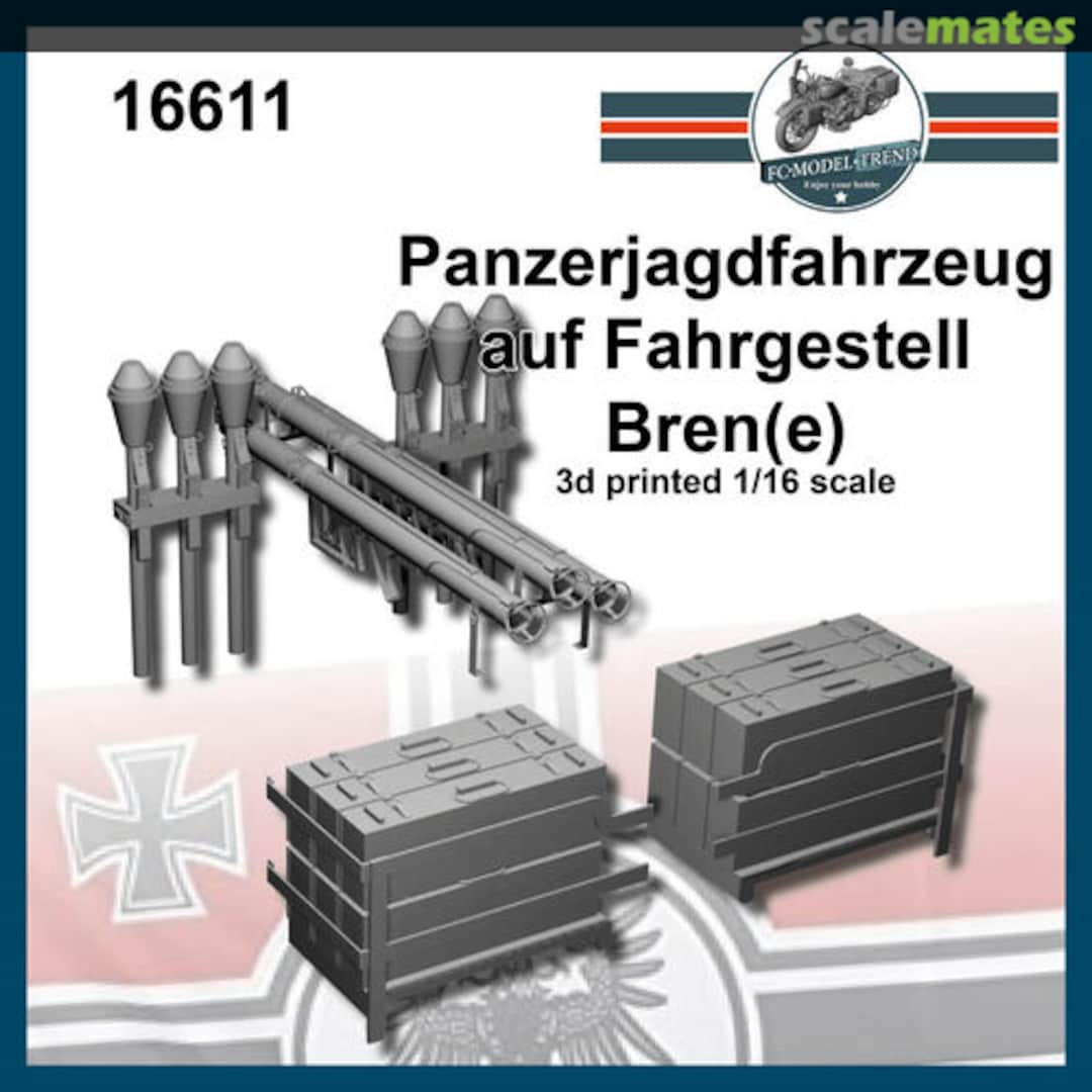 Boxart Panzerjagdfahrzeug auf Fahrgestell Bren (e) (1:16) 16611 FC Model Trend