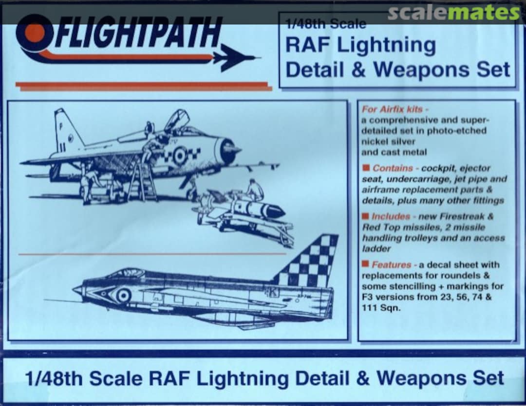 Boxart English Electric Lightning - Detail & Weapons Set FP-48-060a Flightpath