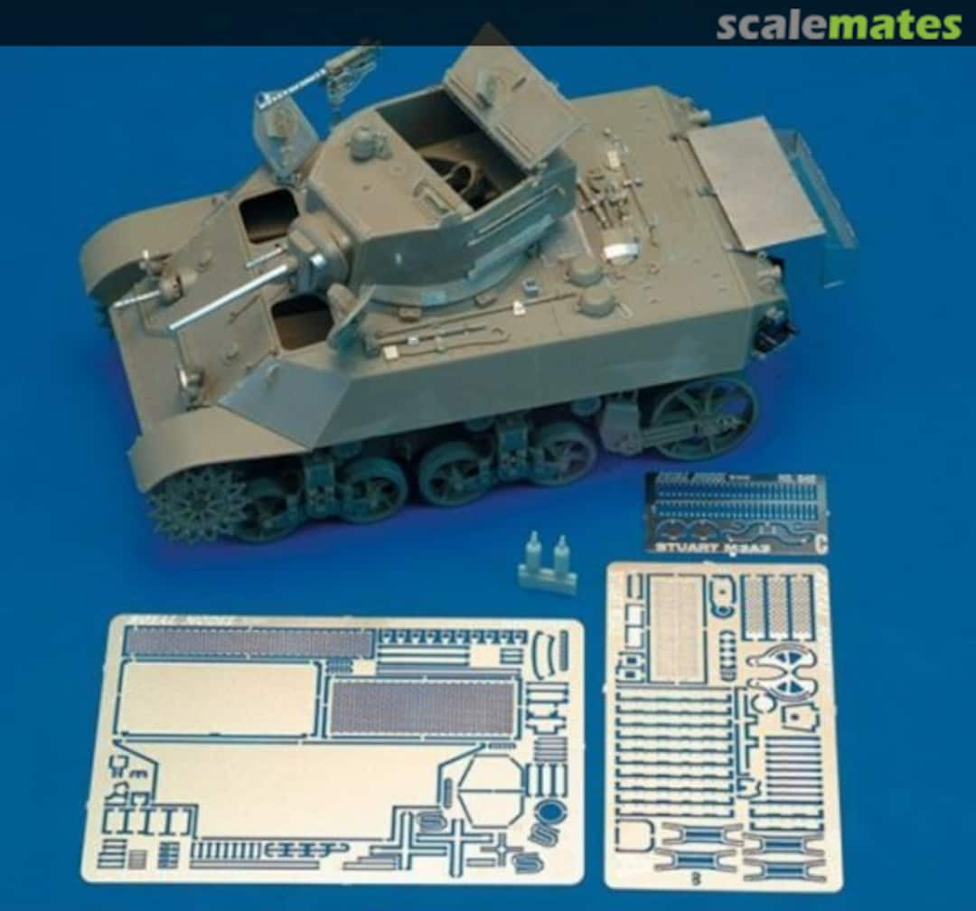 Boxart M3A3 Stuart ~AFV Club~ 342 Royal Model