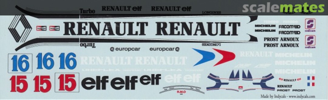 Boxart Renault RE30  Indycals